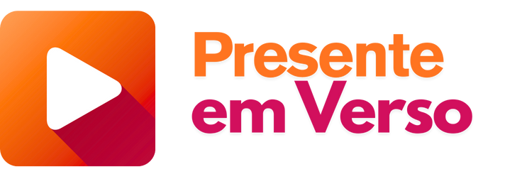 logo marca do site Presente em Verso, empresa de venda de presente em forma de música